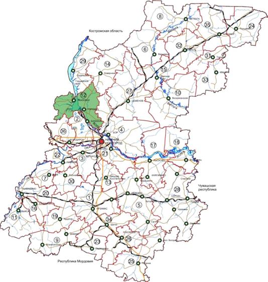 Постановление Правительства Нижегородской области от 21.05.2020 N 409 "Об изменении границ лесов, расположенных в лесопарковых зонах Городецкого межрайонного лесничества департамента лесного хозяйства Нижегородской области"