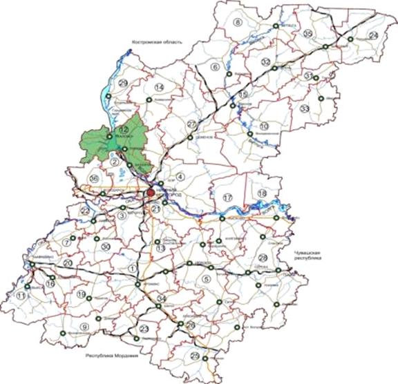 Постановление Правительства Нижегородской области от 21.05.2020 N 409 "Об изменении границ лесов, расположенных в лесопарковых зонах Городецкого межрайонного лесничества департамента лесного хозяйства Нижегородской области"