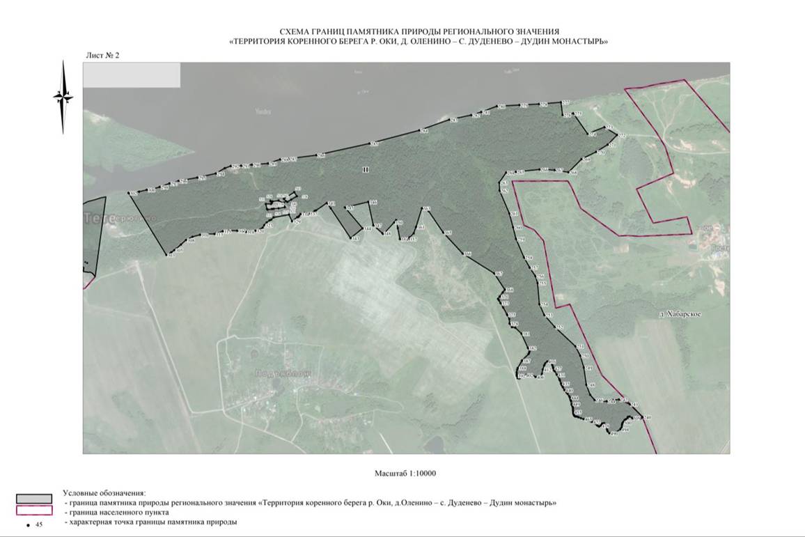 Постановление Правительства Нижегородской области от 22.04.2021 N 328 "О памятнике природы регионального значения "Территория коренного берега р.Оки, д.Оленино - с.Дуденево - Дудин монастырь" в Богородском районе Нижегородской области"