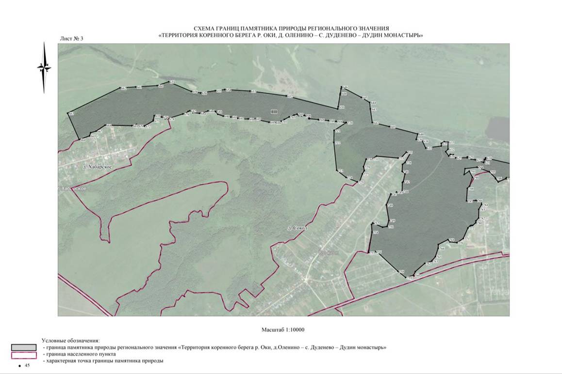 Постановление Правительства Нижегородской области от 22.04.2021 N 328 "О памятнике природы регионального значения "Территория коренного берега р.Оки, д.Оленино - с.Дуденево - Дудин монастырь" в Богородском районе Нижегородской области"