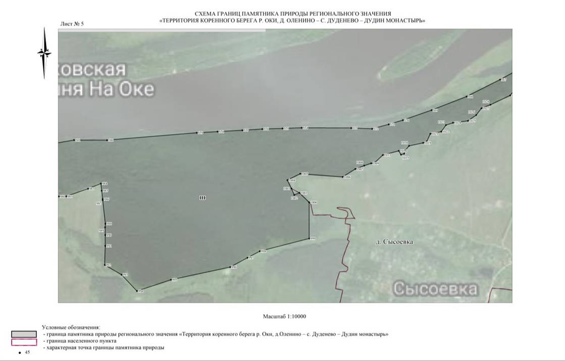 Постановление Правительства Нижегородской области от 22.04.2021 N 328 "О памятнике природы регионального значения "Территория коренного берега р.Оки, д.Оленино - с.Дуденево - Дудин монастырь" в Богородском районе Нижегородской области"