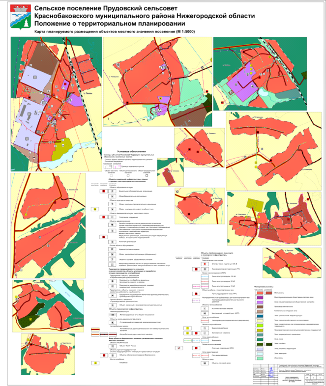 Постановление Правительства Нижегородской области от 29.03.2022 N 215 "Об утверждении генерального плана сельского поселения Прудовский сельсовет Краснобаковского муниципального района Нижегородской области"