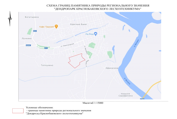 Постановление Правительства Нижегородской области от 23.06.2023 N 566 "Об утверждении паспорта на памятник природы регионального значения "Дендропарк Краснобаковского лесхозтехникума", расположенный в Краснобаковском муниципальном округе Нижегородской области"