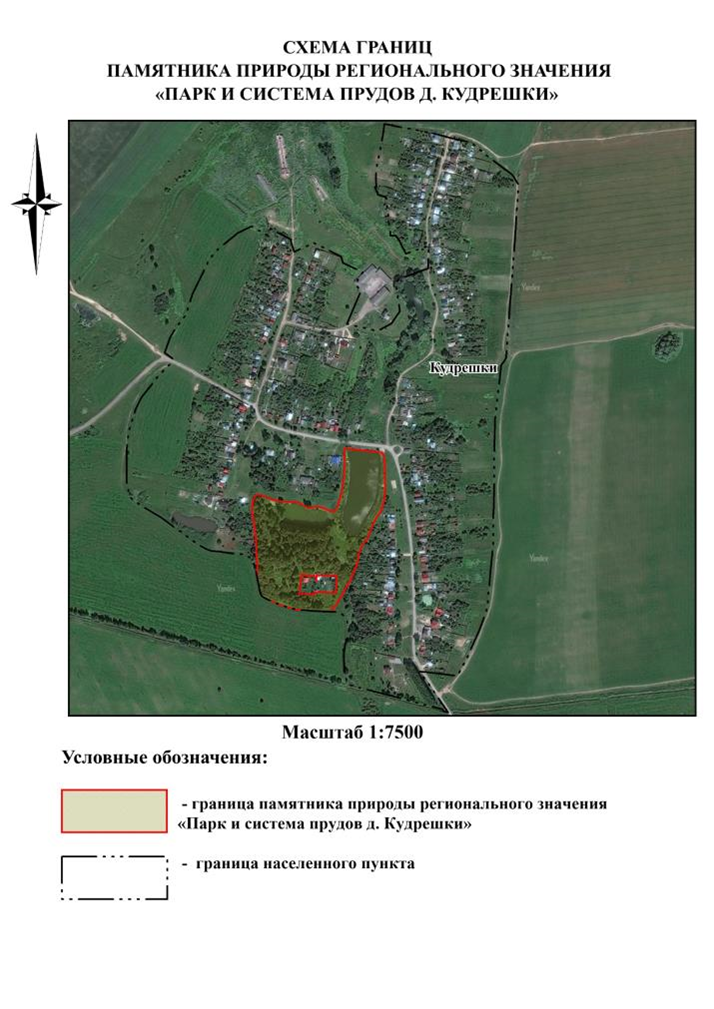 Постановление Правительства Нижегородской области от 04.08.2023 N 713 "Об утверждении паспорта на памятник природы регионального значения "Парк и система прудов д. Кудрешки" в Богородском муниципальном округе Нижегородской области"