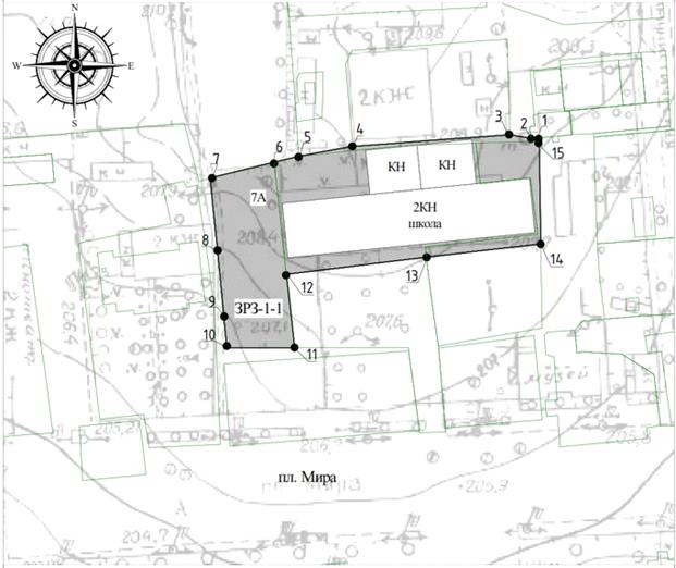 Постановление Правительства Нижегородской области от 08.04.2026 N 133 "Об установлении зон охраны объектов культурного наследия регионального значения "Здание школы, где в 1918 г. учился писатель А.И.Патреев" (Нижегородская область, Лукояновский район, г. Лукоянов, пл. Мира, 5), "Особняк" (Нижегородская область, г. Лукоянов, пл. Мира, 8), утверждении ограничений использования земельных участков и их частей и требований к градостроительным регламентам в границах территорий данных зон". Рис. 15