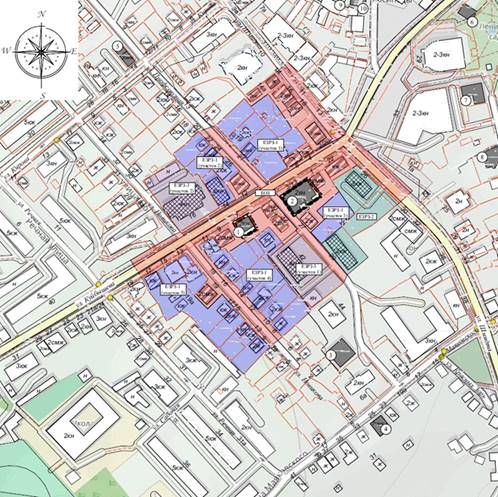 Постановление Правительства Нижегородской области от 29.06.2026 N 304 "Об установлении объединенной зоны охраны объектов культурного наследия регионального значения "Жилой дом" (Нижегородская область, Павловский муниципальный округ, г. Павлово, ул.Куйбышева, 7), "Доходный дом Смирнова" (Нижегородская область, Павловский муниципальный округ, г. Павлово, ул. Куйбышева, 3/13), утверждении ограничений использования земельных участков и их частей и требований к градостроительным регламентам в границах территорий данной зоны". Рис. 1