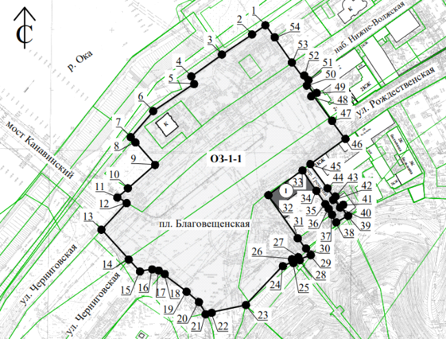 Постановление Правительства Нижегородской области от 28.07.2026 N 375 "Об установлении зон охраны объекта культурного наследия регионального значения "Доходный дом Абмелек-Лазоревых", (Нижегородская область, г. Нижний Новгород, ул. Рождественская, 46 (литер А), утверждении ограничений использования земельных участков и их частей и требований к градостроительным регламентам в границах территорий данных зон". Рис. 7