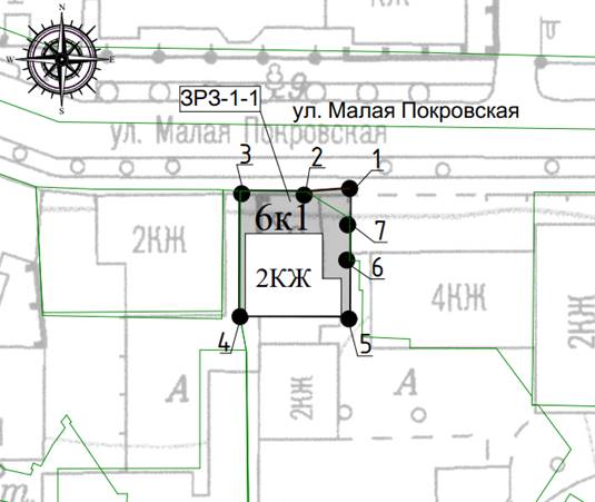 Постановление Правительства Нижегородской области от 06.08.2026 N 400 "Об установлении зон охраны объекта культурного наследия регионального значения "Здание, где в 1918-1922 гг. размещалась Нижегородская губернская чрезвычайная комиссия по борьбе с контрреволюцией и саботажем", (Нижегородская область, г. Нижний Новгород, ул. Малая Покровская, дом 3), утверждении ограничений использования земельных участков и их частей и требований к градостроительным регламентам в границах территорий данных зон". Рис. 6