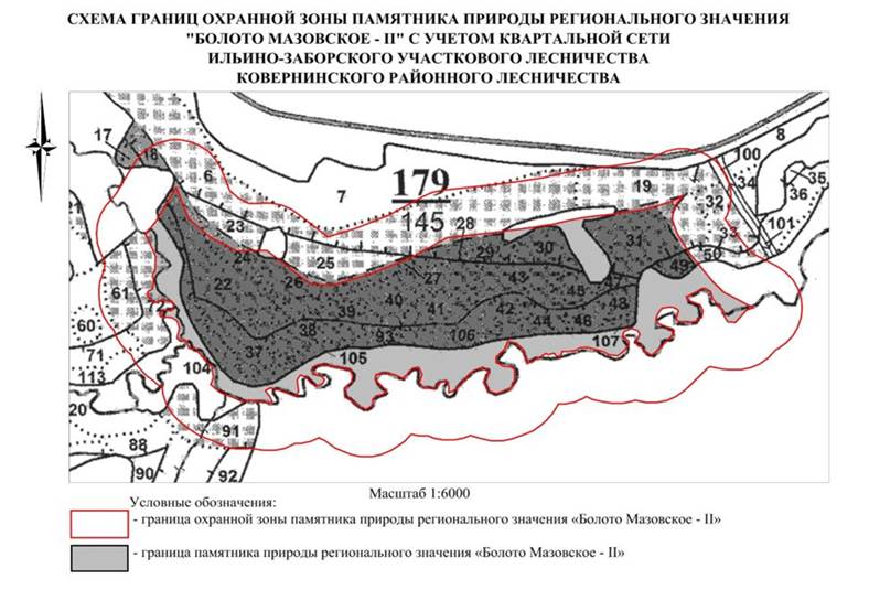Указ Губернатора Нижегородской области от 04.07.2025 N 129 "Об установлении охранной зоны памятника природы регионального значения "Болото Мазовское - II"